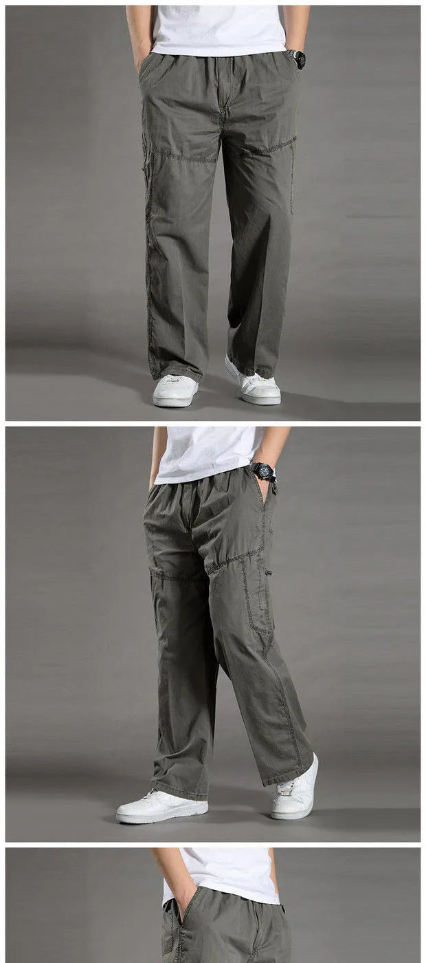 Cotton Cargo Pants Summer Sweatpants