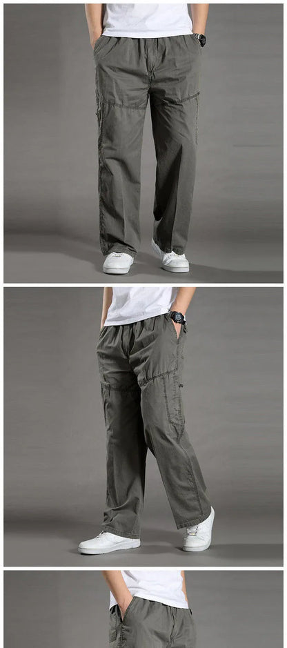 Cotton Cargo Pants Summer Sweatpants