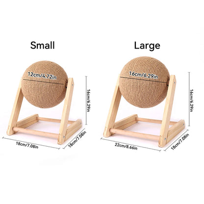 Cat Scratching Ball Toy Kitten Sisal Rope
