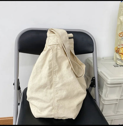 Trendy Canvas School Tote