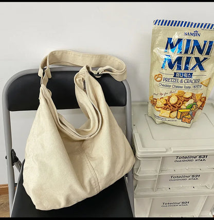 Trendy Canvas School Tote