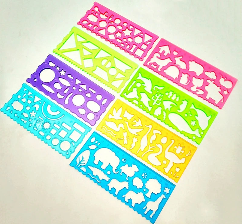 Geometry Spirograph Drawing Stencil Set  Kids Educational Toy