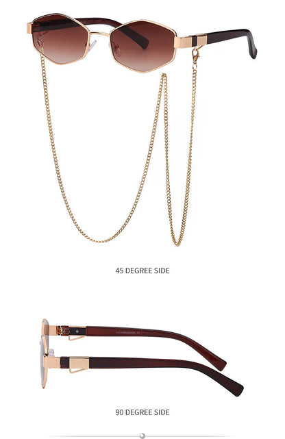 Luxury Brand Designer Punk SunGlasses