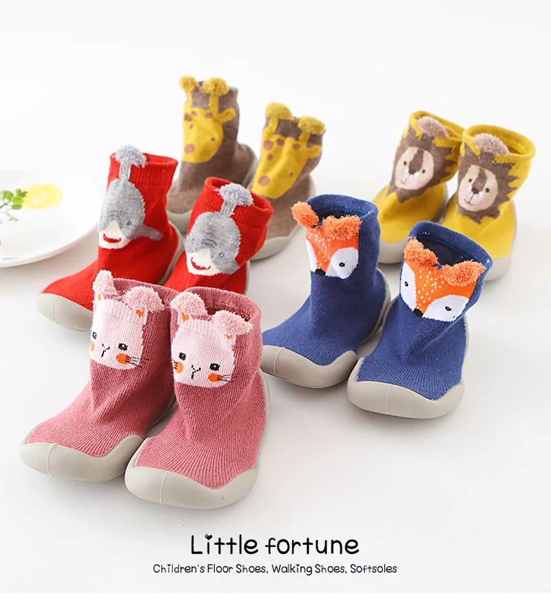 Infant Kids Rubber Soft Non-Slip Sole  Casual Shoes