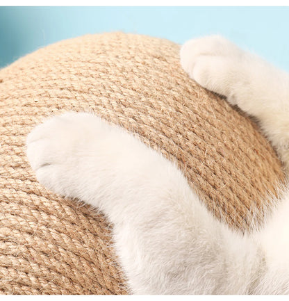 Cat Scratching Ball Toy Kitten Sisal Rope