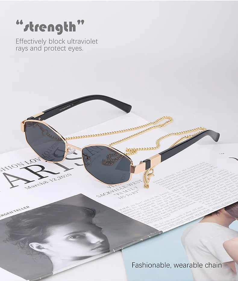 Luxury Brand Designer Punk SunGlasses