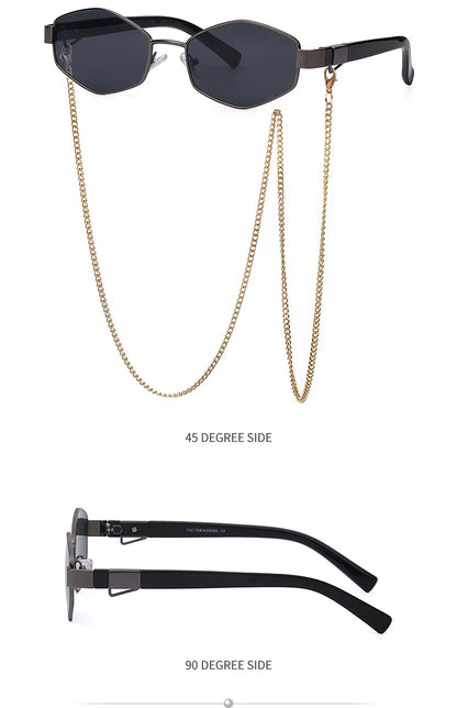 Luxury Brand Designer Punk SunGlasses