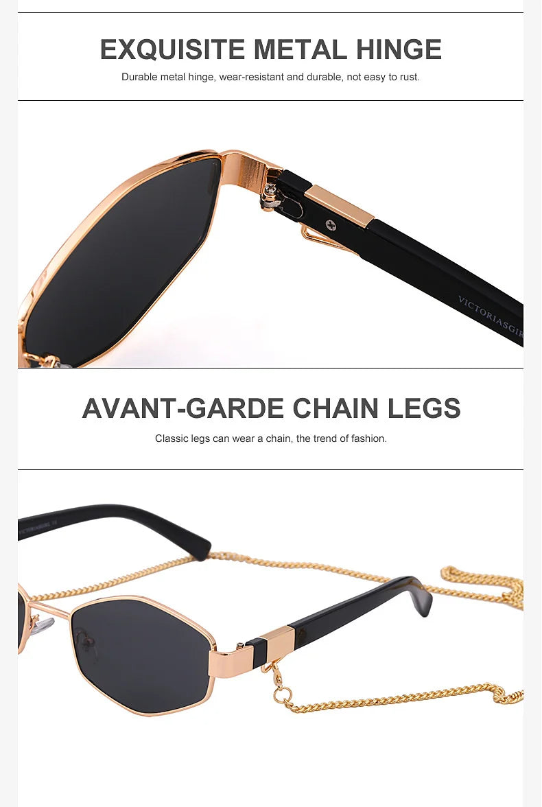 Luxury Brand Designer Punk SunGlasses