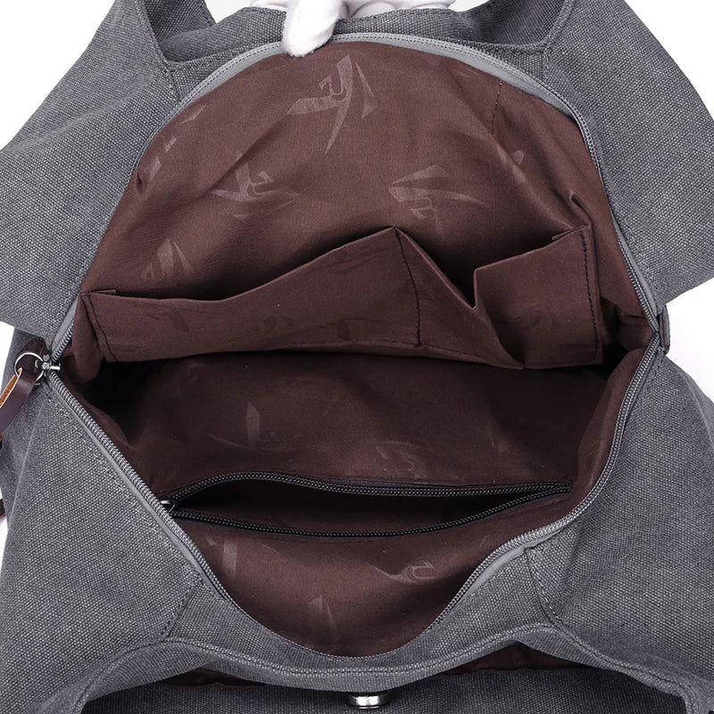 Bolsos Muje Vintage Canvas Shoulder Bag