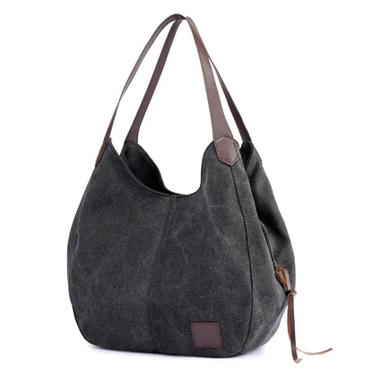 Bolsos Muje Vintage Canvas Shoulder Bag