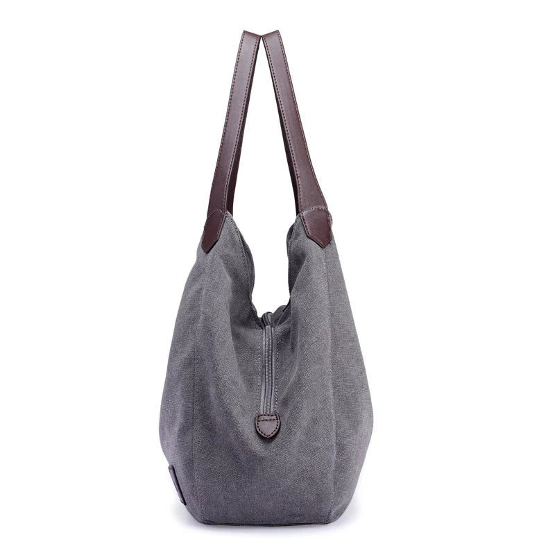 Bolsos Muje Vintage Canvas Shoulder Bag
