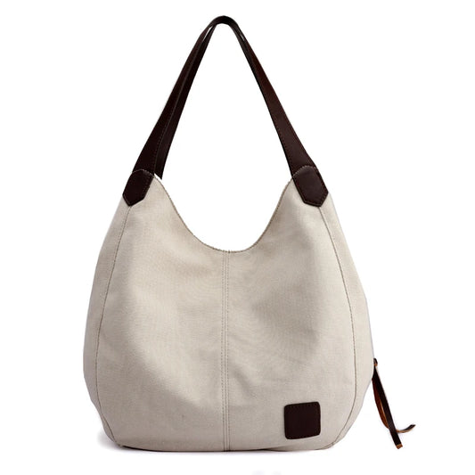 Bolsos Muje Vintage Canvas Shoulder Bag