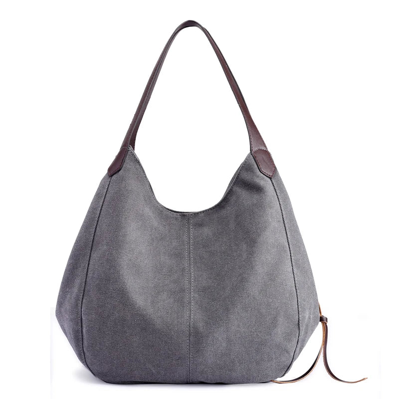 Bolsos Muje Vintage Canvas Shoulder Bag