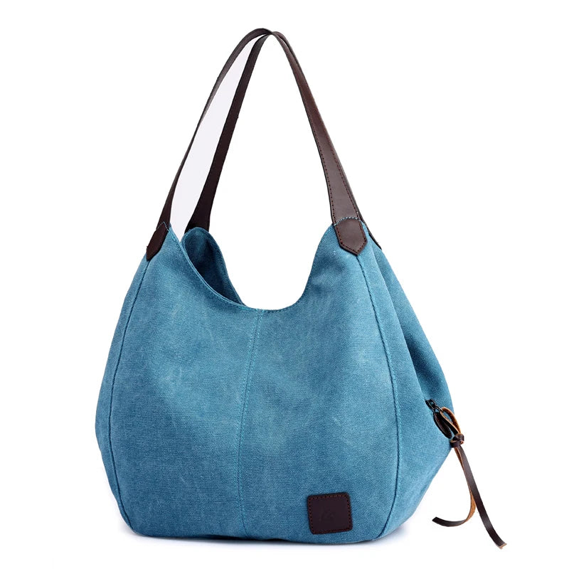 Bolsos Muje Vintage Canvas Shoulder Bag