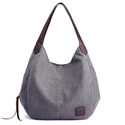 Bolsos Muje Vintage Canvas Shoulder Bag