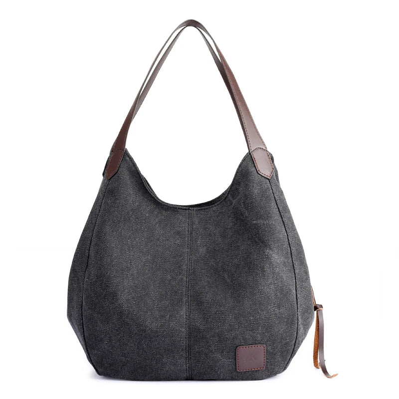 Bolsos Muje Vintage Canvas Shoulder Bag