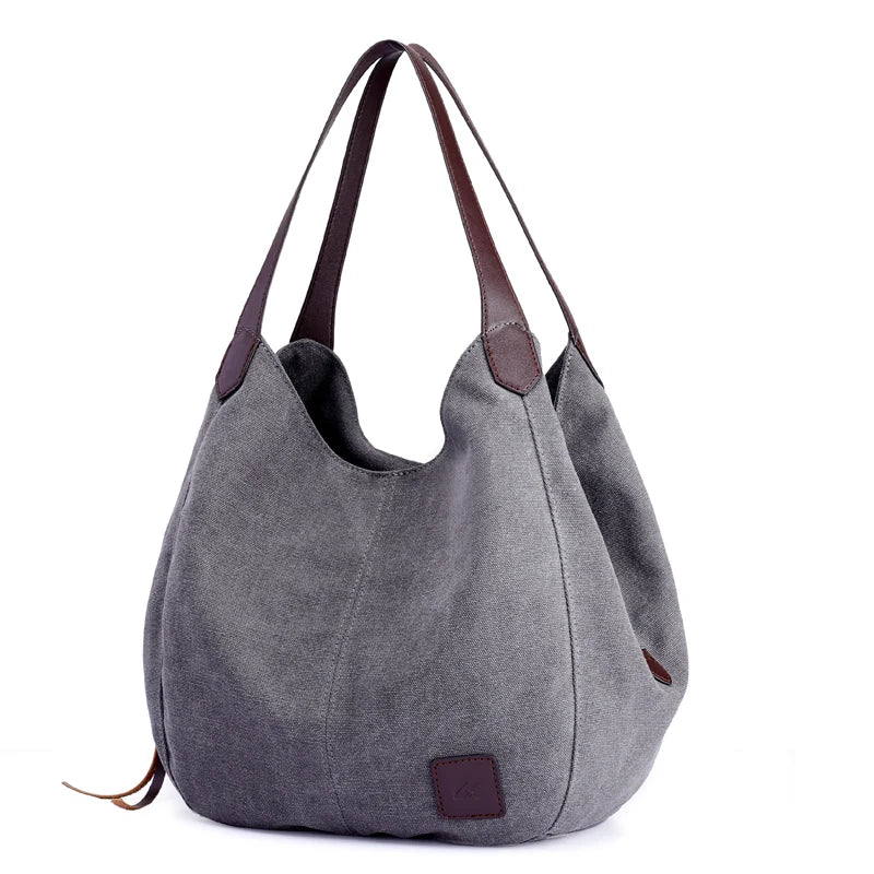 Bolsos Muje Vintage Canvas Shoulder Bag