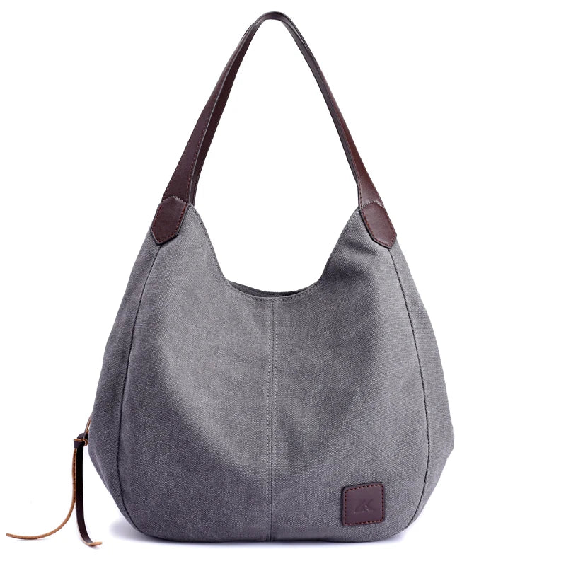 Bolsos Muje Vintage Canvas Shoulder Bag