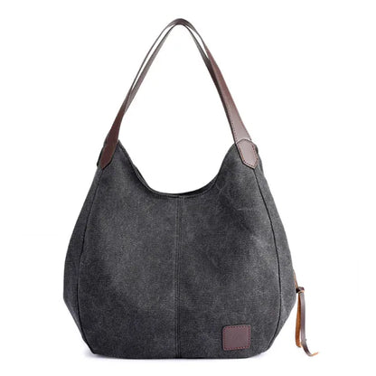Bolsos Muje Vintage Canvas Shoulder Bag