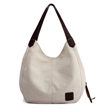 Bolsos Muje Vintage Canvas Shoulder Bag