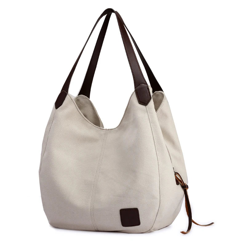 Bolsos Muje Vintage Canvas Shoulder Bag