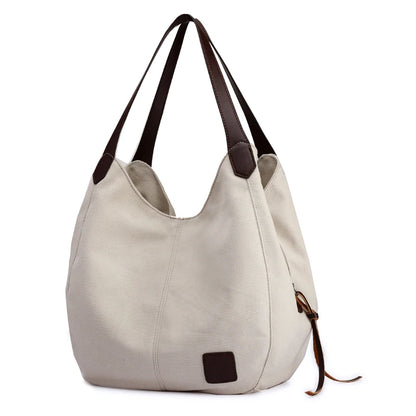 Bolsos Muje Vintage Canvas Shoulder Bag