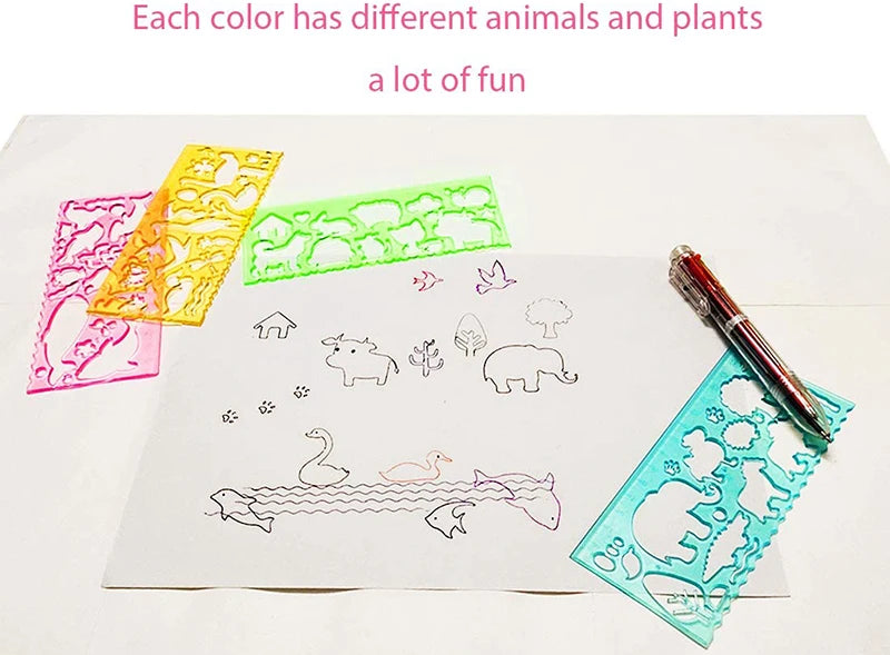 Geometry Spirograph Drawing Stencil Set  Kids Educational Toy
