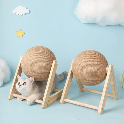 Cat Scratching Ball Toy Kitten Sisal Rope