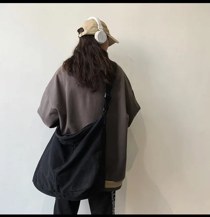 Trendy Canvas School Tote