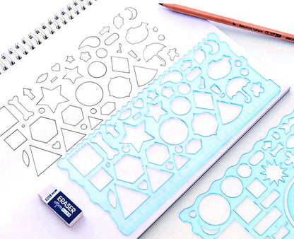 Geometry Spirograph Drawing Stencil Set  Kids Educational Toy