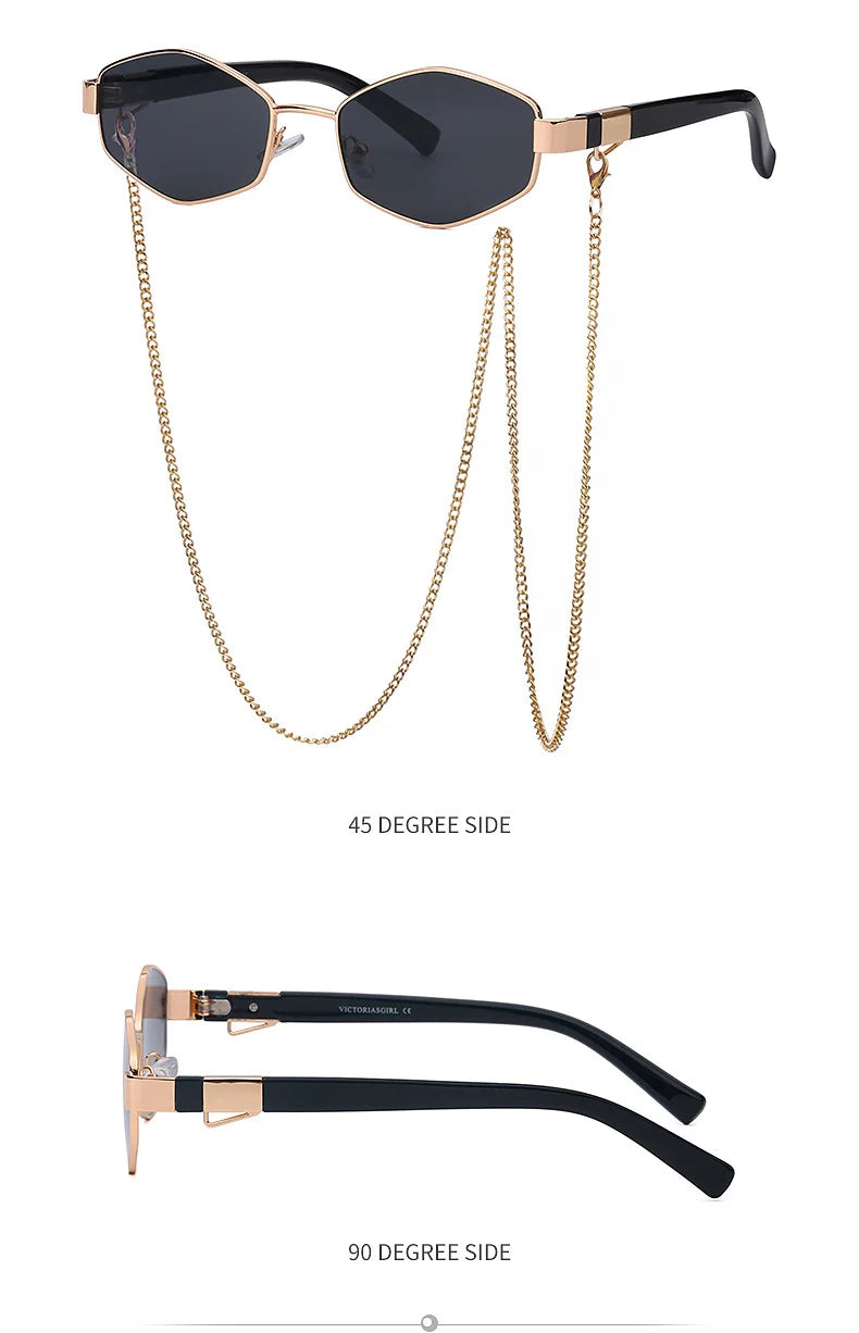 Luxury Brand Designer Punk SunGlasses
