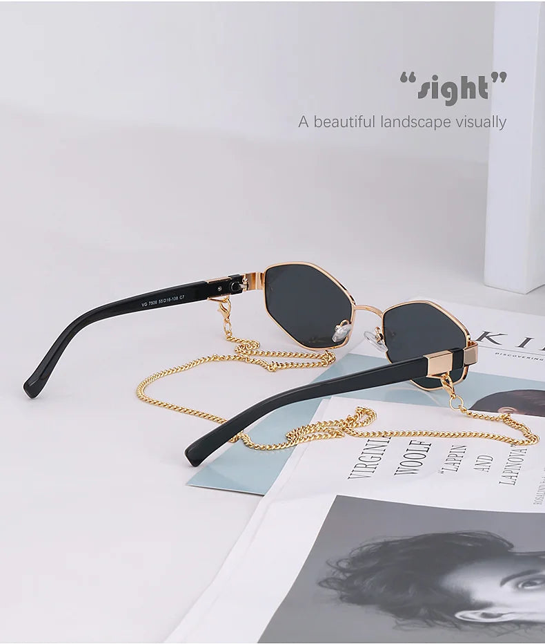 Luxury Brand Designer Punk SunGlasses
