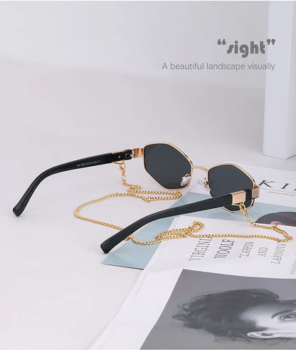 Luxury Brand Designer Punk SunGlasses