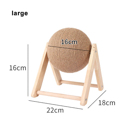 Cat Scratching Ball Toy Kitten Sisal Rope