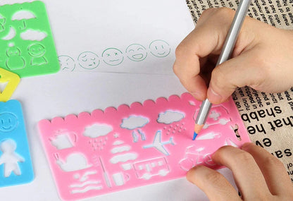 Geometry Spirograph Drawing Stencil Set  Kids Educational Toy