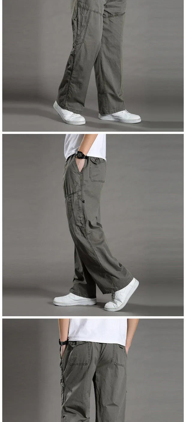 Cotton Cargo Pants Summer Sweatpants