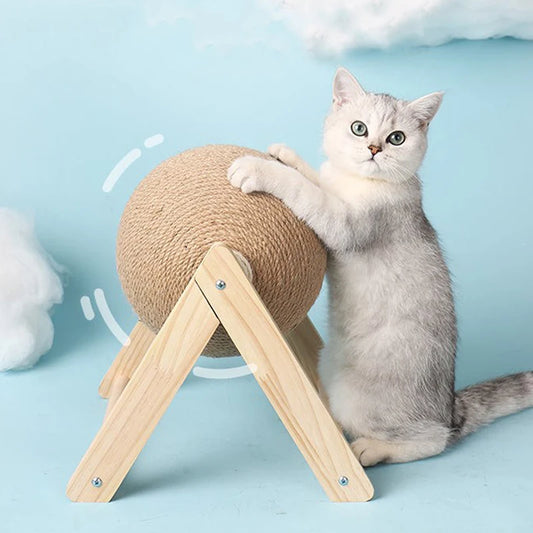 Cat Scratching Ball Toy Kitten Sisal Rope