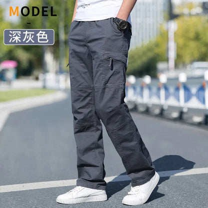 Cotton Cargo Pants Summer Sweatpants