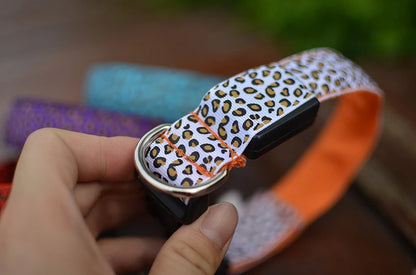LED Leopard Print Glowing Dog Collar – Adjustable & Rechargeable