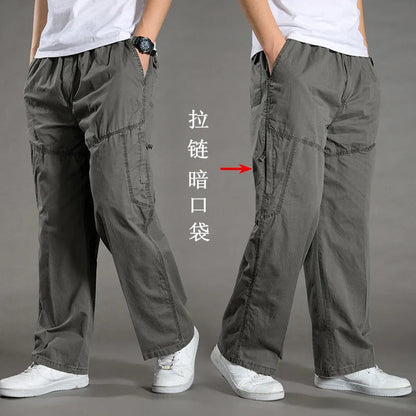 Cotton Cargo Pants Summer Sweatpants