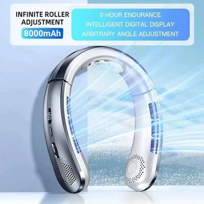 USB Portable Mini Neck Fan 8000mAh