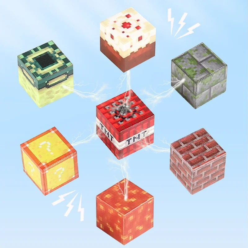 50-300PCS Magnetic Blocks Game Minecraft Magnet World Toys For Boys Girls