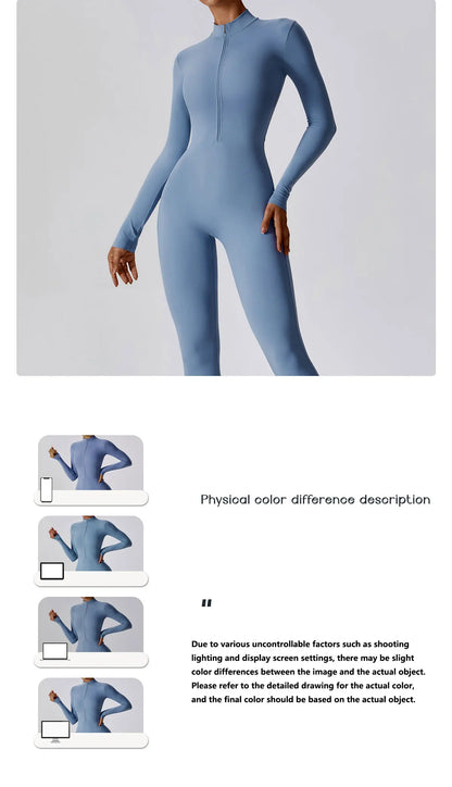 Long Sleeved Yoga Boilersuit