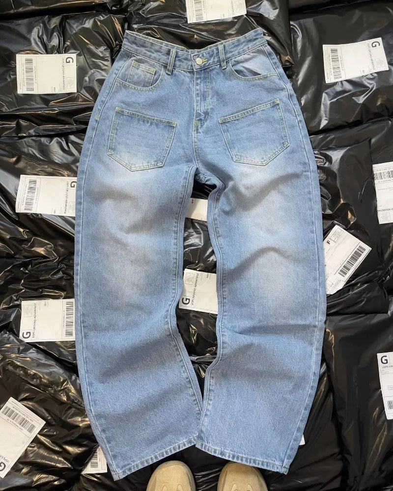 Cherry Blossom unisex Hip Hop  Jeans
