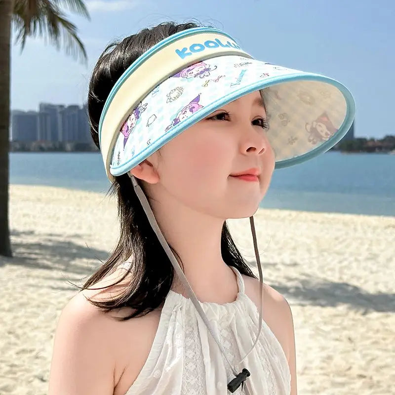 Sunscreen cooling hat with Two chargeable Fan