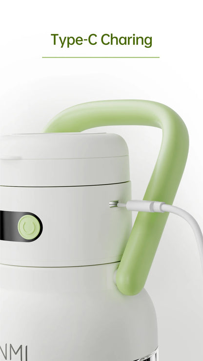 Portable Smoothie Blender 2-in-1 travel blender + bottle 1000ML USB Rechargeable Outdoor Mixing Cup