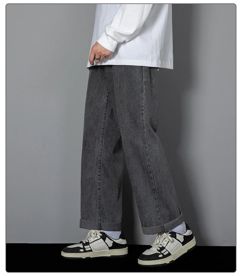 Straight Denim Wide-leg  Jeans