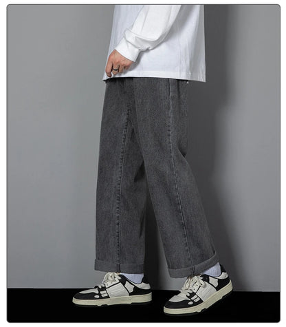 Straight Denim Wide-leg  Jeans