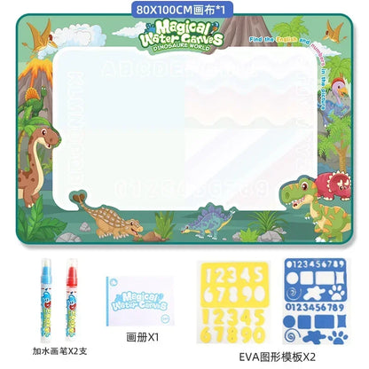 Magic Water Drawing Mat With Reusable Magic Pen Montessori Educational Toys