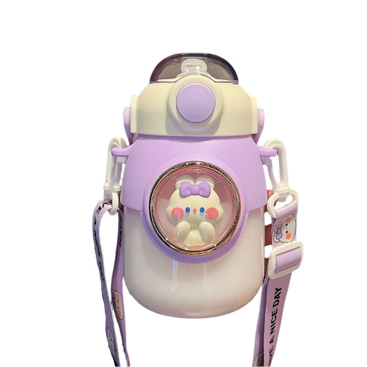 Kids Water Bottles With Straw / 820ml